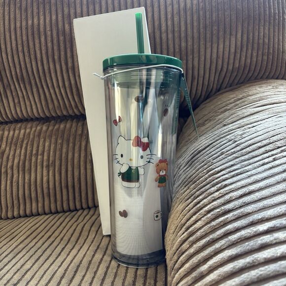 Starbucks Accessories - Starbucks Hello Kitty Collection 24oz Acrylic Cold Cup Limited Edition New